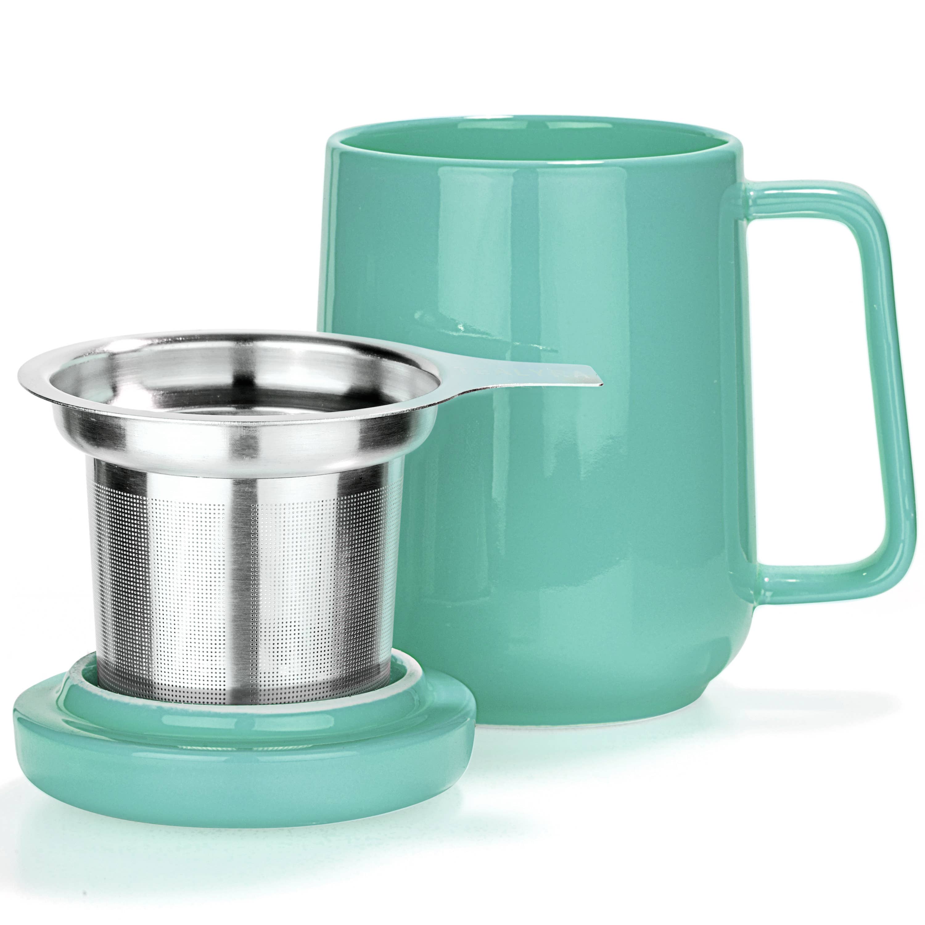 Peak Porcelain Ceramic Mug With Infuser 19oz