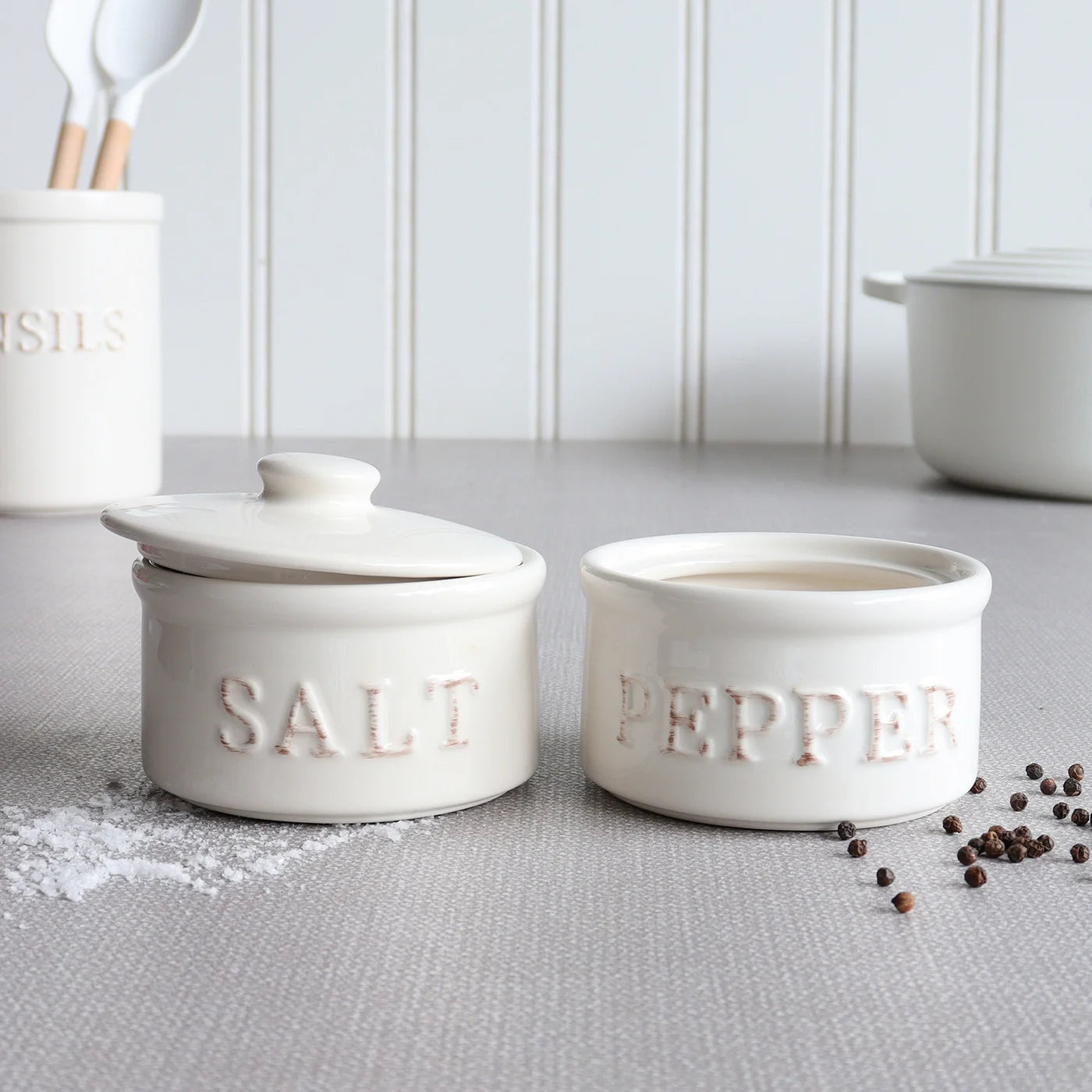 S&P Pinch Bowls- Stacking Statement White