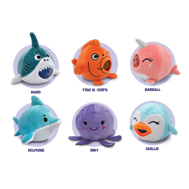 Plush Ball Jellies- Stress Ball- Aquatic Series