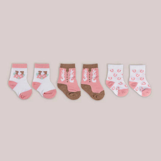 Baby Socks 3 Pair Set- Bloomin' Boot