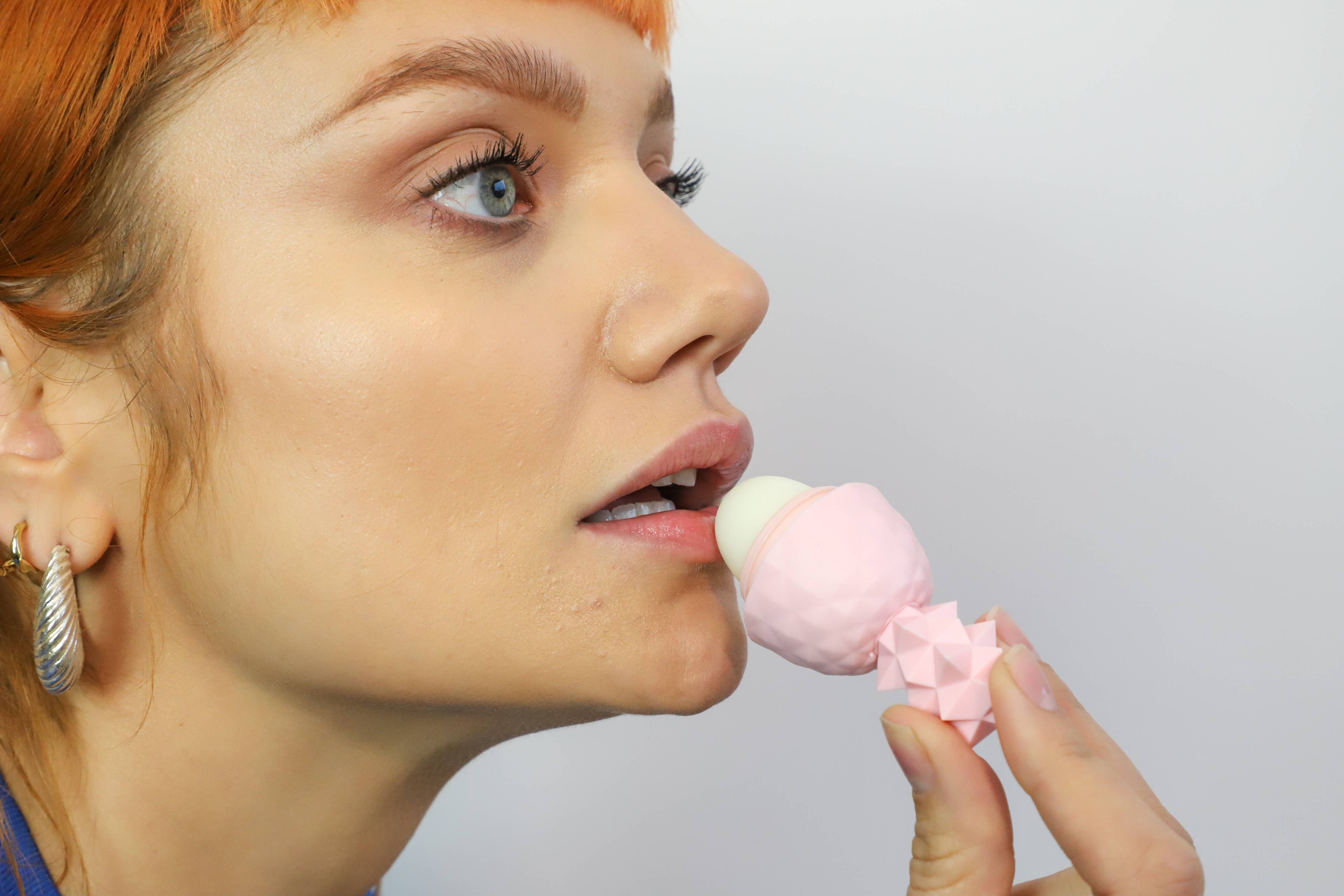 Lip Balm 100% Natural- Pink Pineapple Strawberry Mango / Clear Box