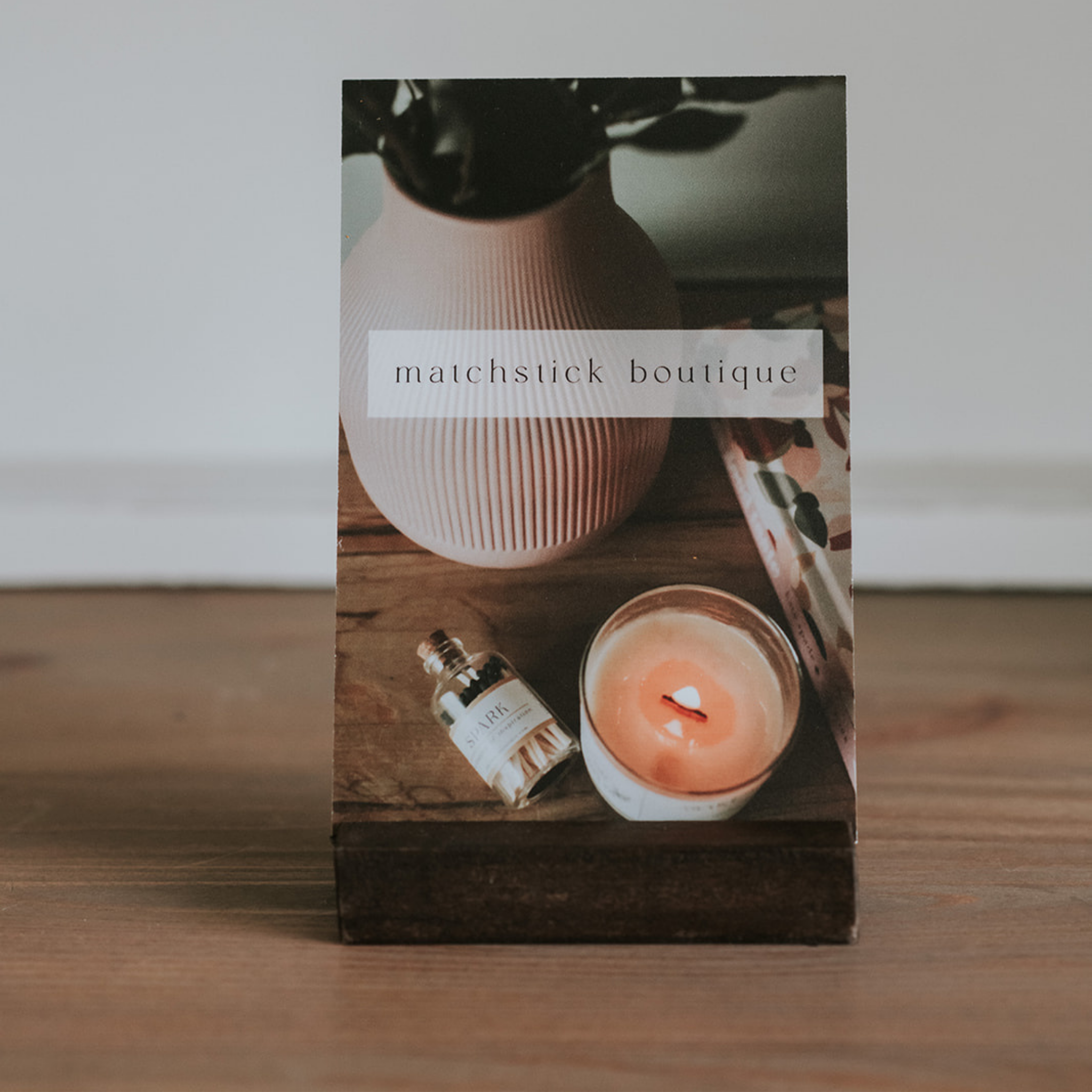 Apothecary Jar Matches- Blush Pink