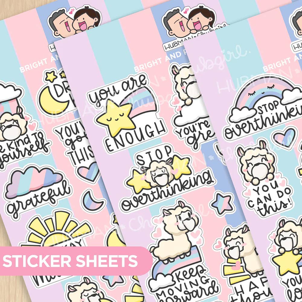 Sticker Sheet Set- Bright & Positive Collection