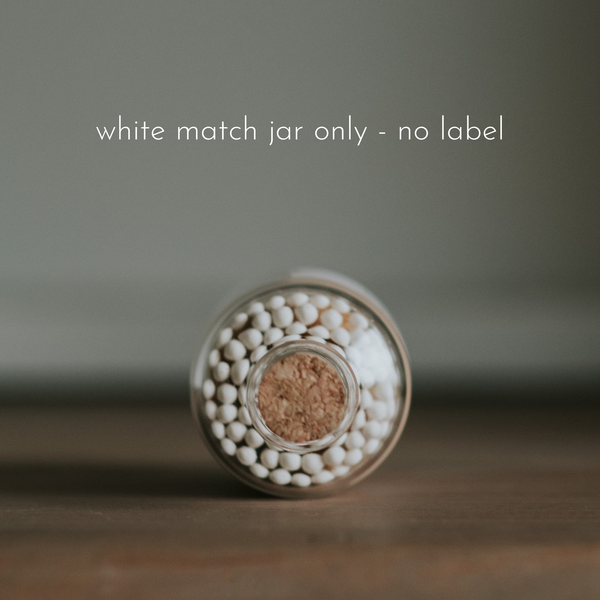 Apothecary Jar Matches- Blush Pink