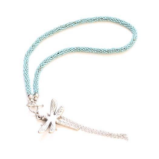 Necklace- Dragonfly Cream