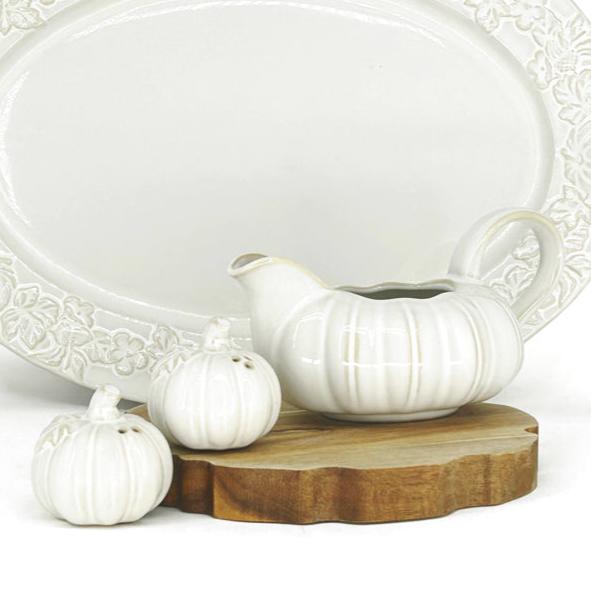Gravy Boat- Harvest Pumpkins