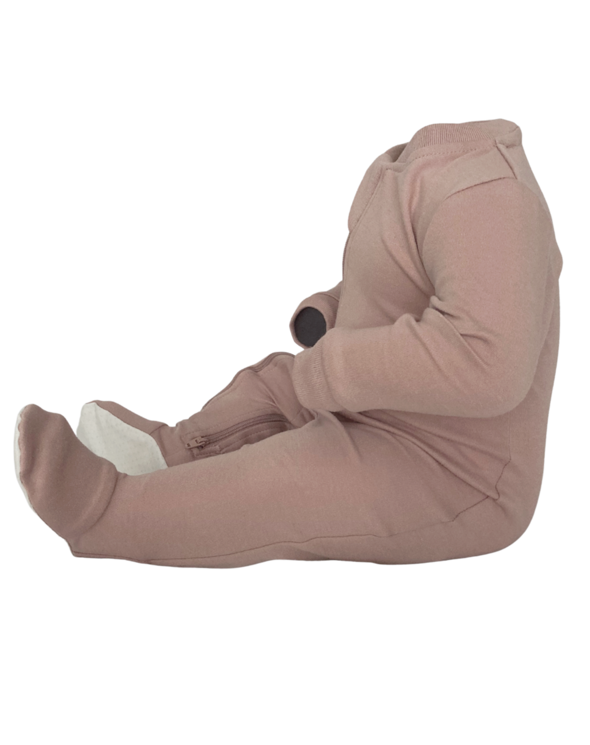 ZippyJamz- Babysuit Footed- Rosey Dawn