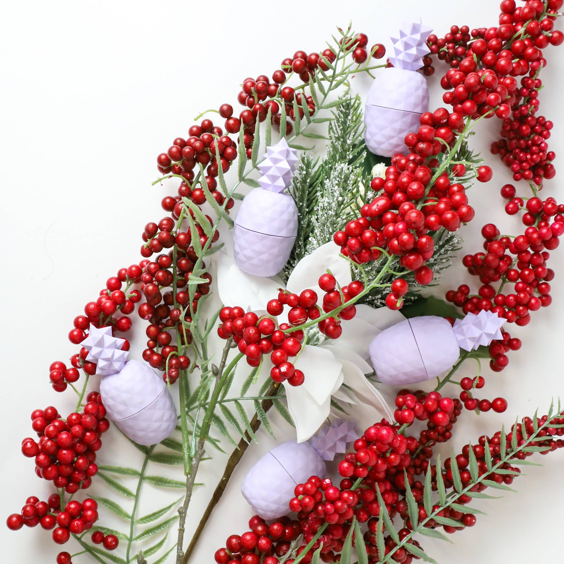 Lip Balm 100% Natural- Purple Pineapple Winterberry