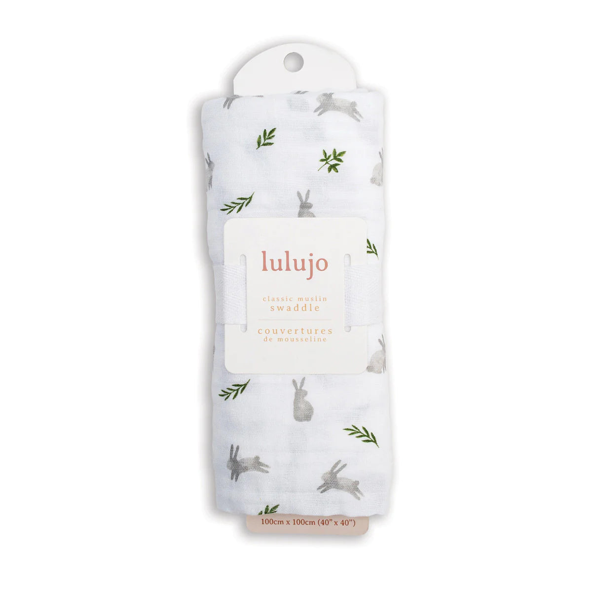Cotton Muslin Swaddle- Bunny