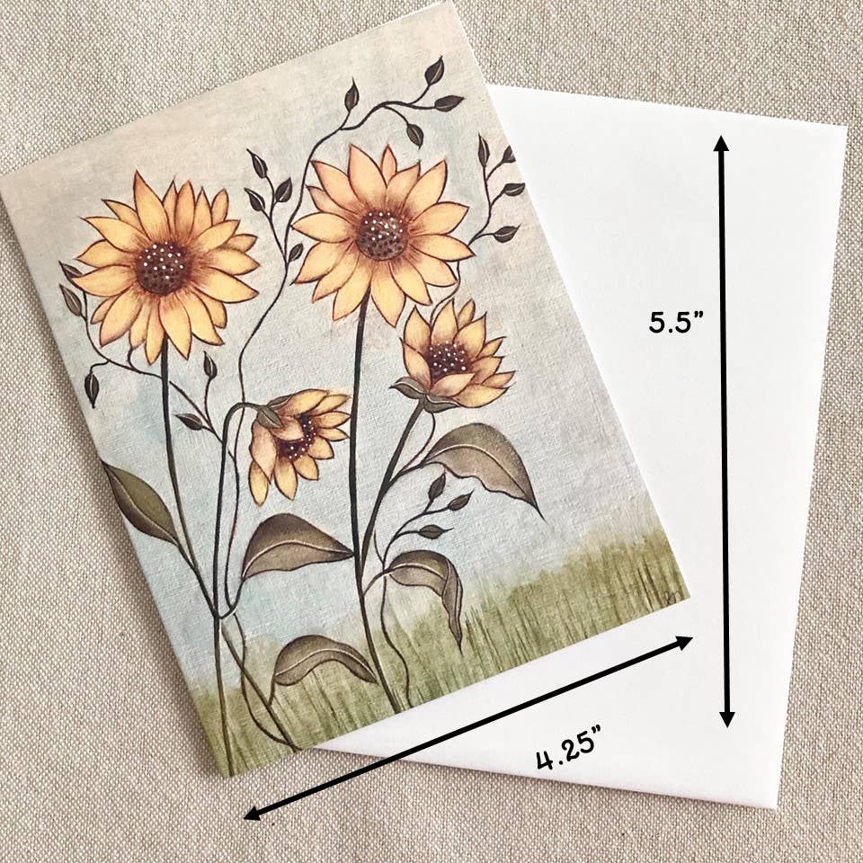 Sunflowers Bookmark