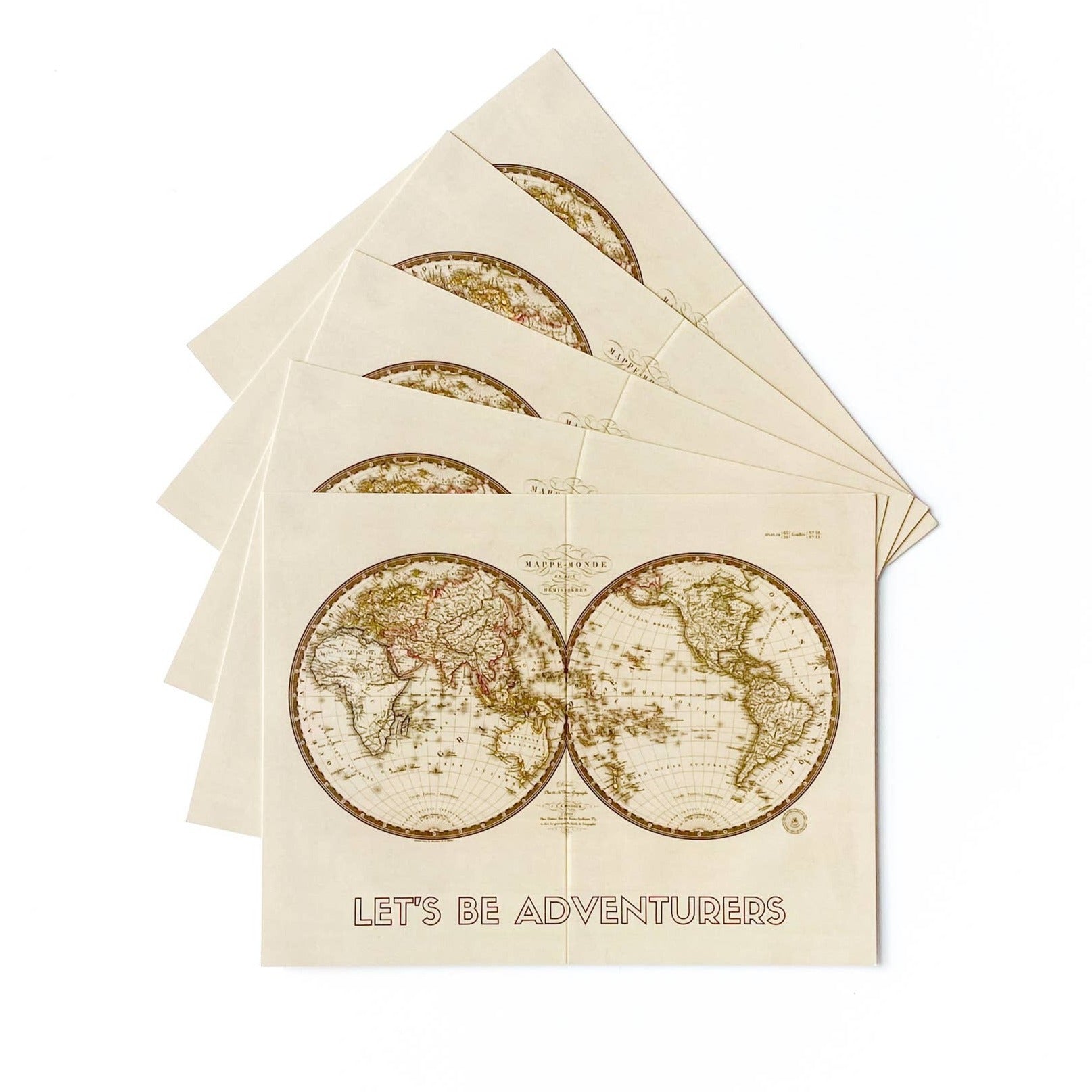 Postcard- Let's Be Adventurers