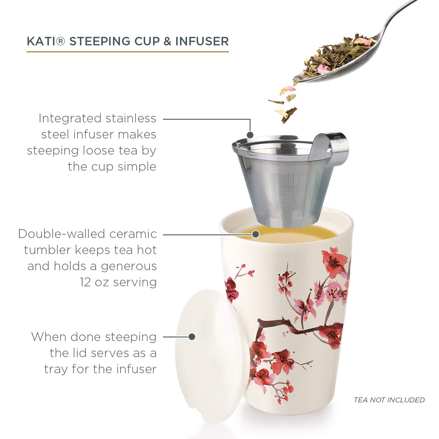 Steeping Cup- Cherry Blossom