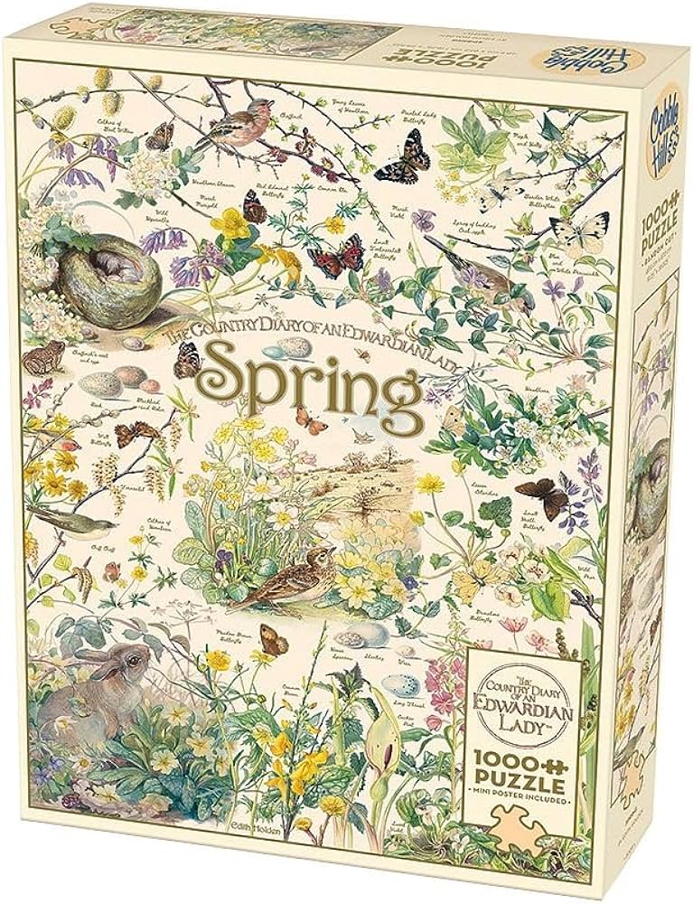 1000 Pc Cobble Hill Puzzle- Country Diary: Spring