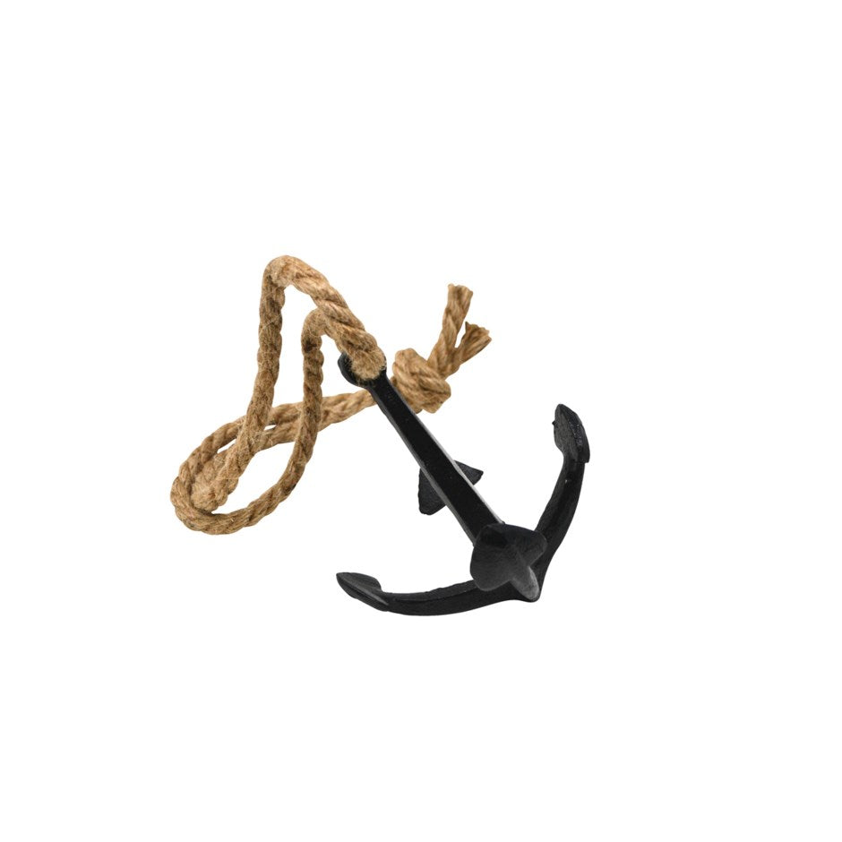 Hanging Anchor- Black Cast Iron