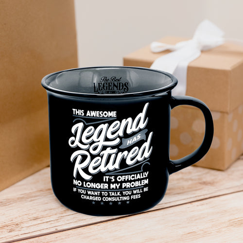 Mug- The Legend Has Retired 13oz