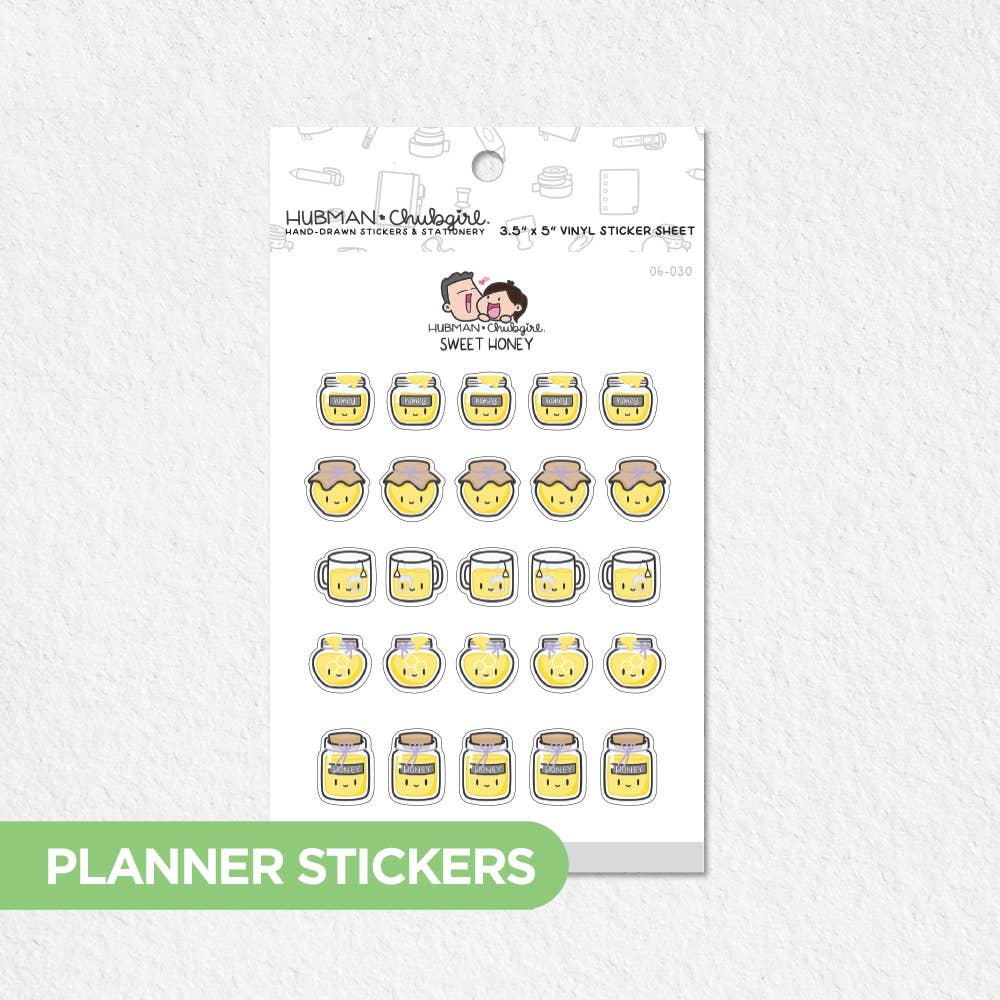 Planner Stickers- Sweet Honey