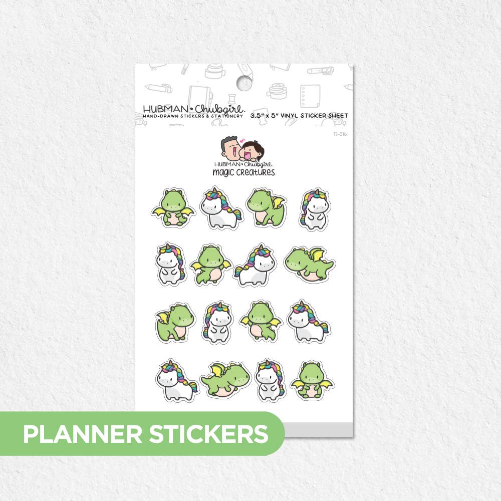 Planner Stickers- Magic Creatures