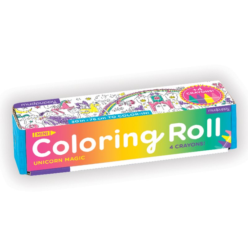 Mini Colouring Roll- Unicorn Magic