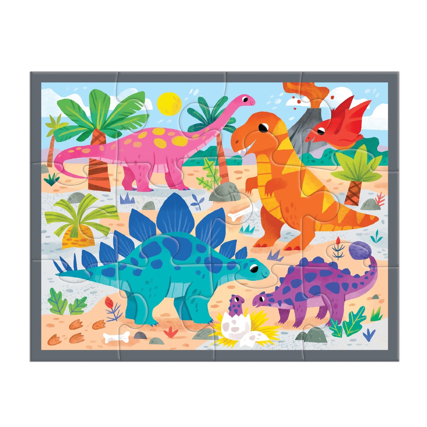 Pouch Puzzle- Mighty Dinosaurs