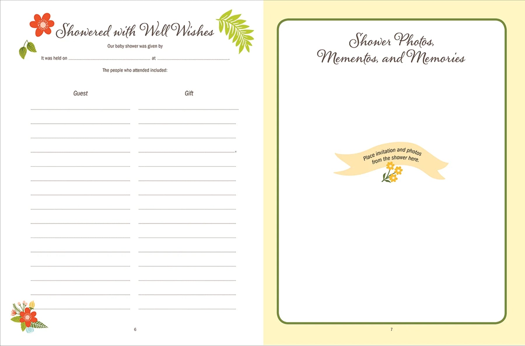 Baby's Book - The First Five Years Woodland Friends