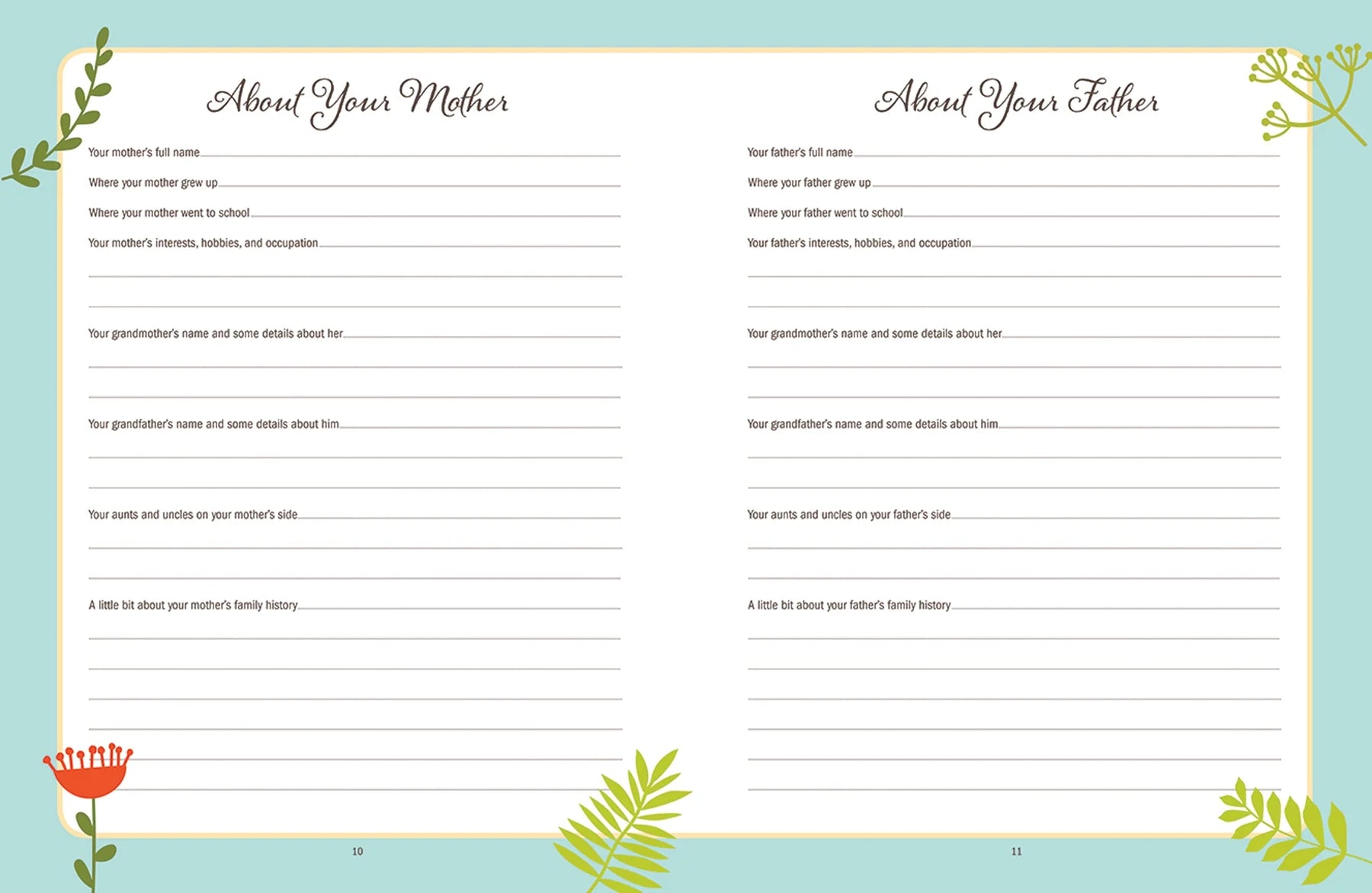 Baby's Book - The First Five Years Woodland Friends