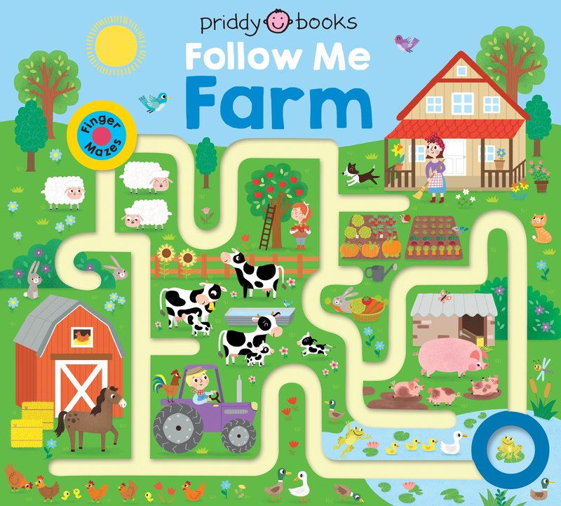 Finger Maze Book- Follow Me Farm
