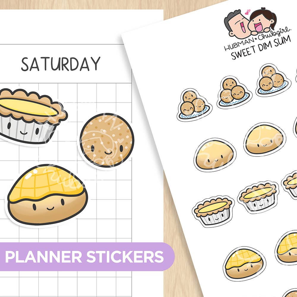 Planner Stickers- Sweet Dim Sum