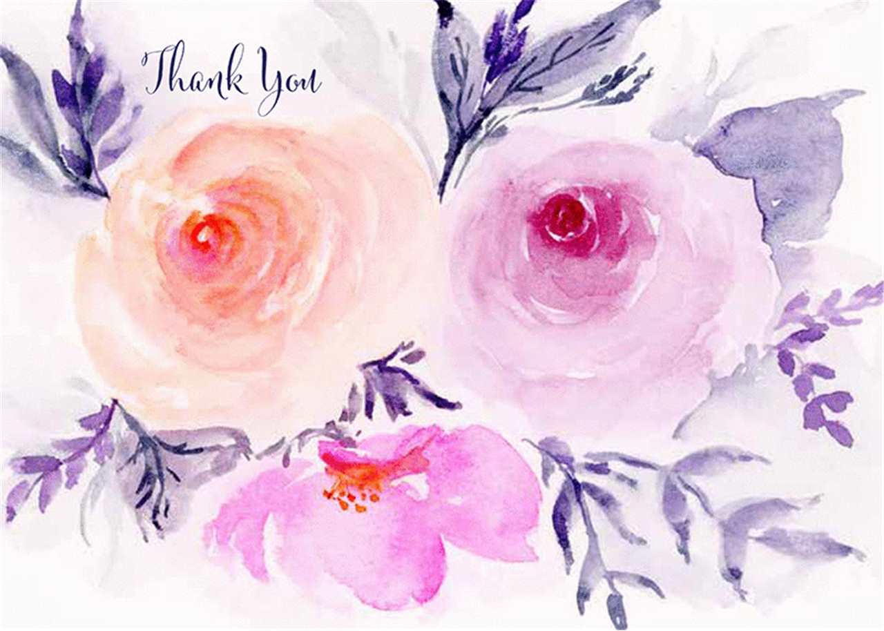 Thank You Card- Floral