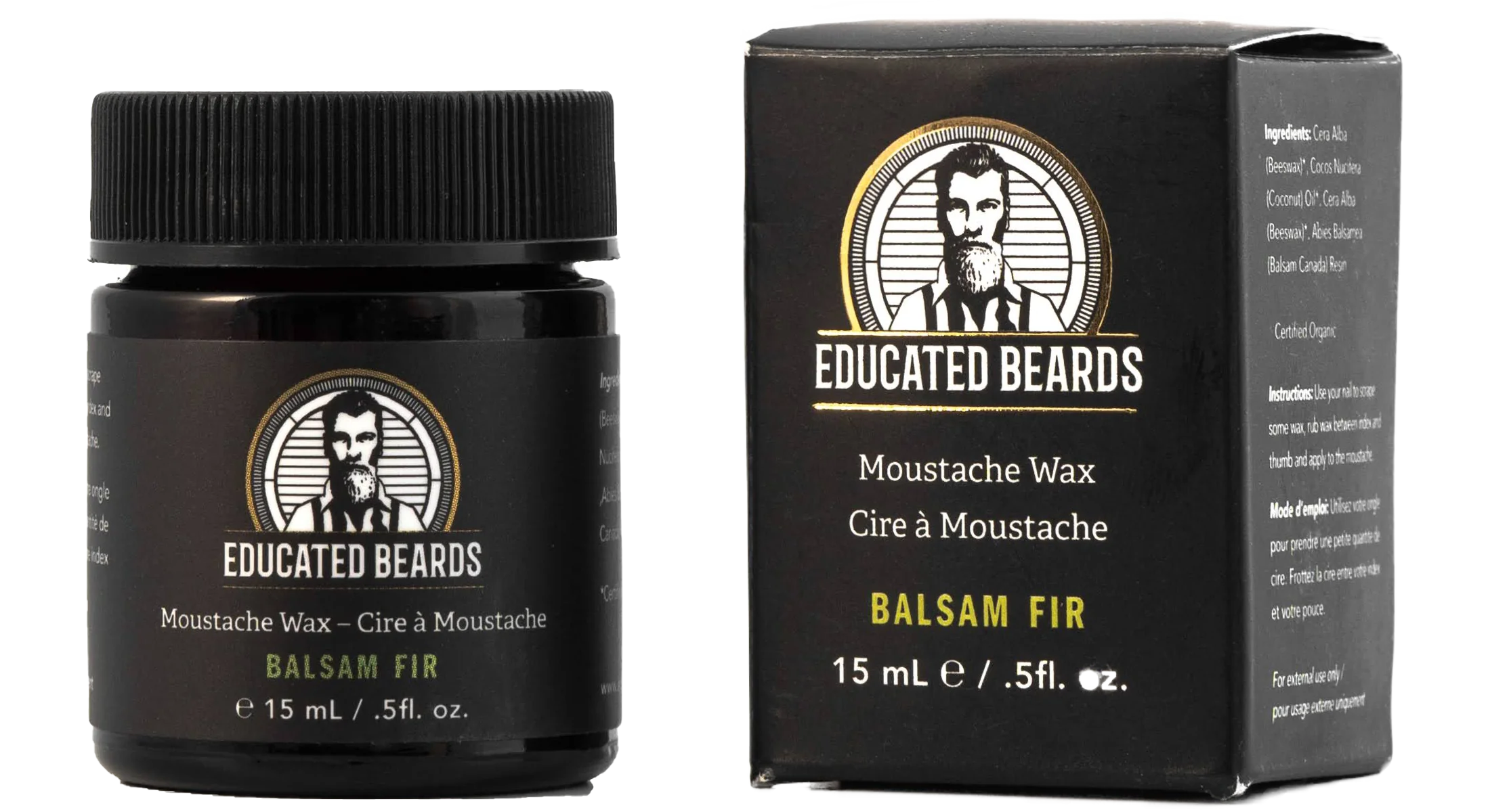 Moustache Wax- Balsam Fir 15ml