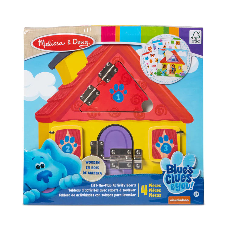 Wooden Lift A Flap Activity Board- Blues Clues & You