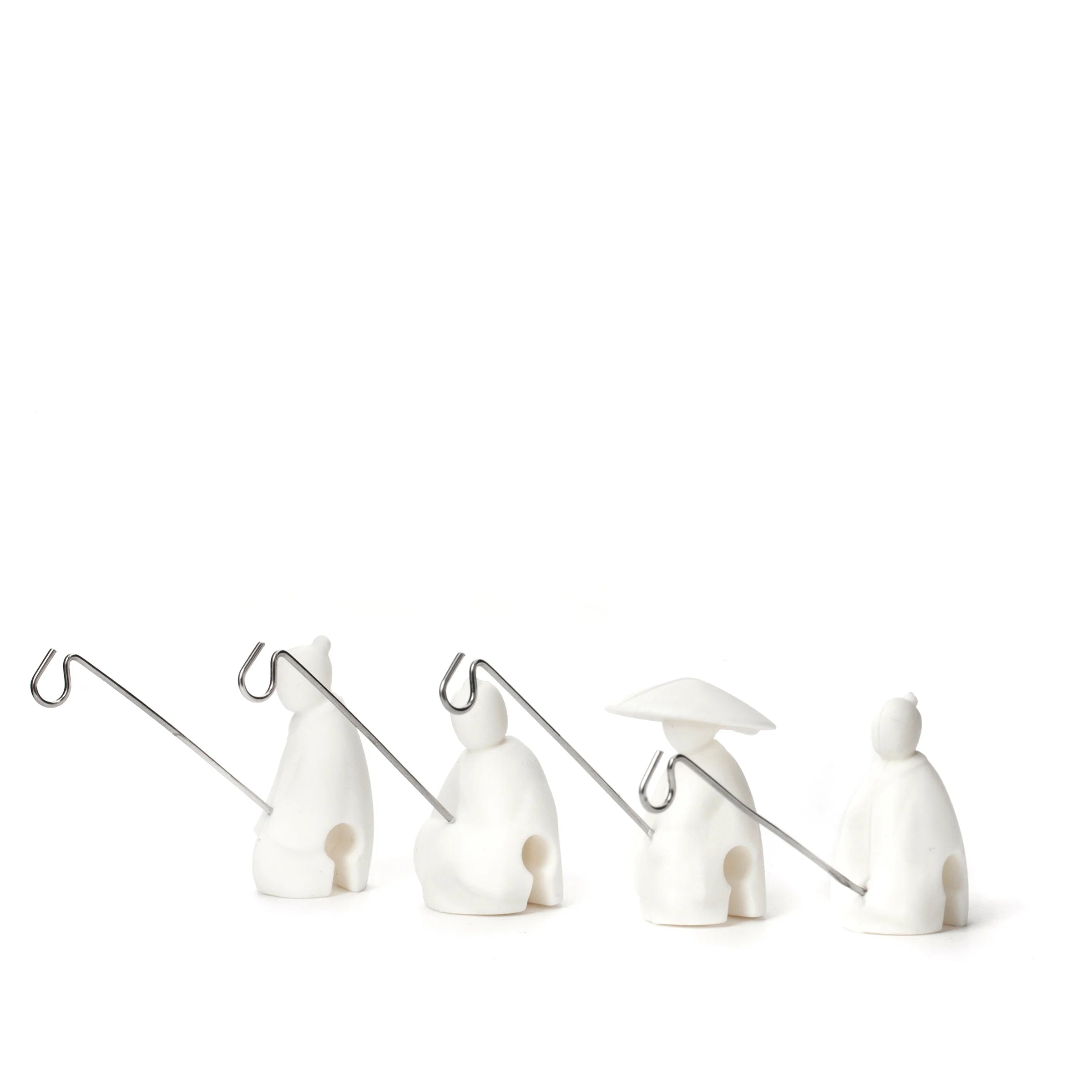 Tea Bag Holders Set/4- Fishermen