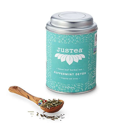 Herbal Tea Canister & Spoon- Peppermint 100g