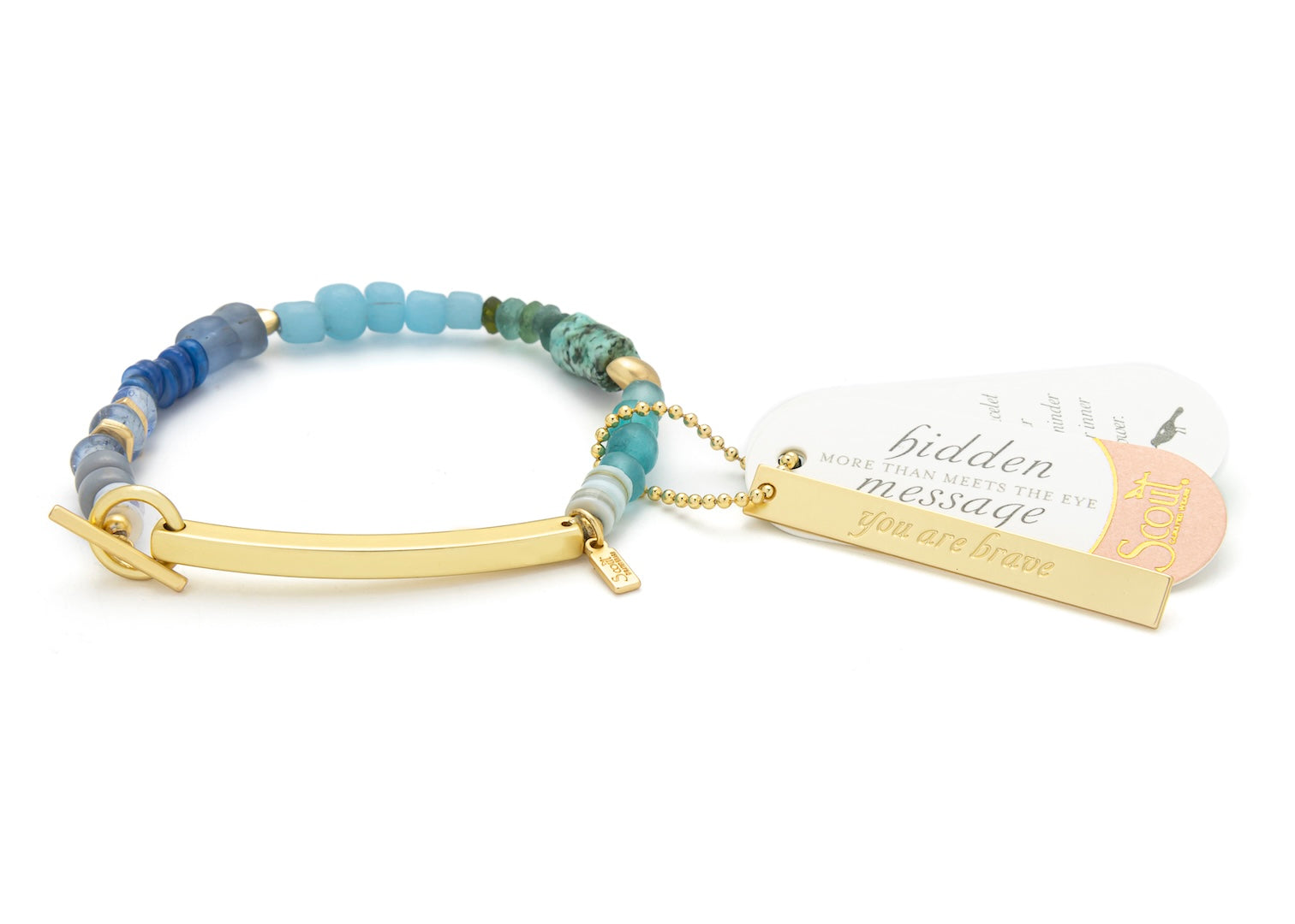 Hidden Message Bracelet- You Are Brave