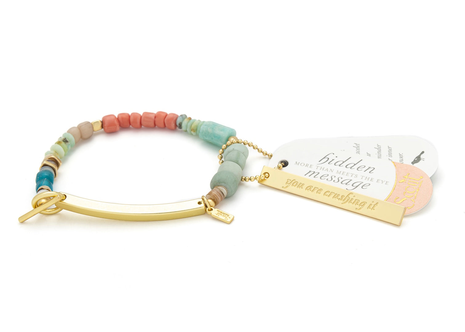 Hidden Message Bracelet- You Are Crushing It