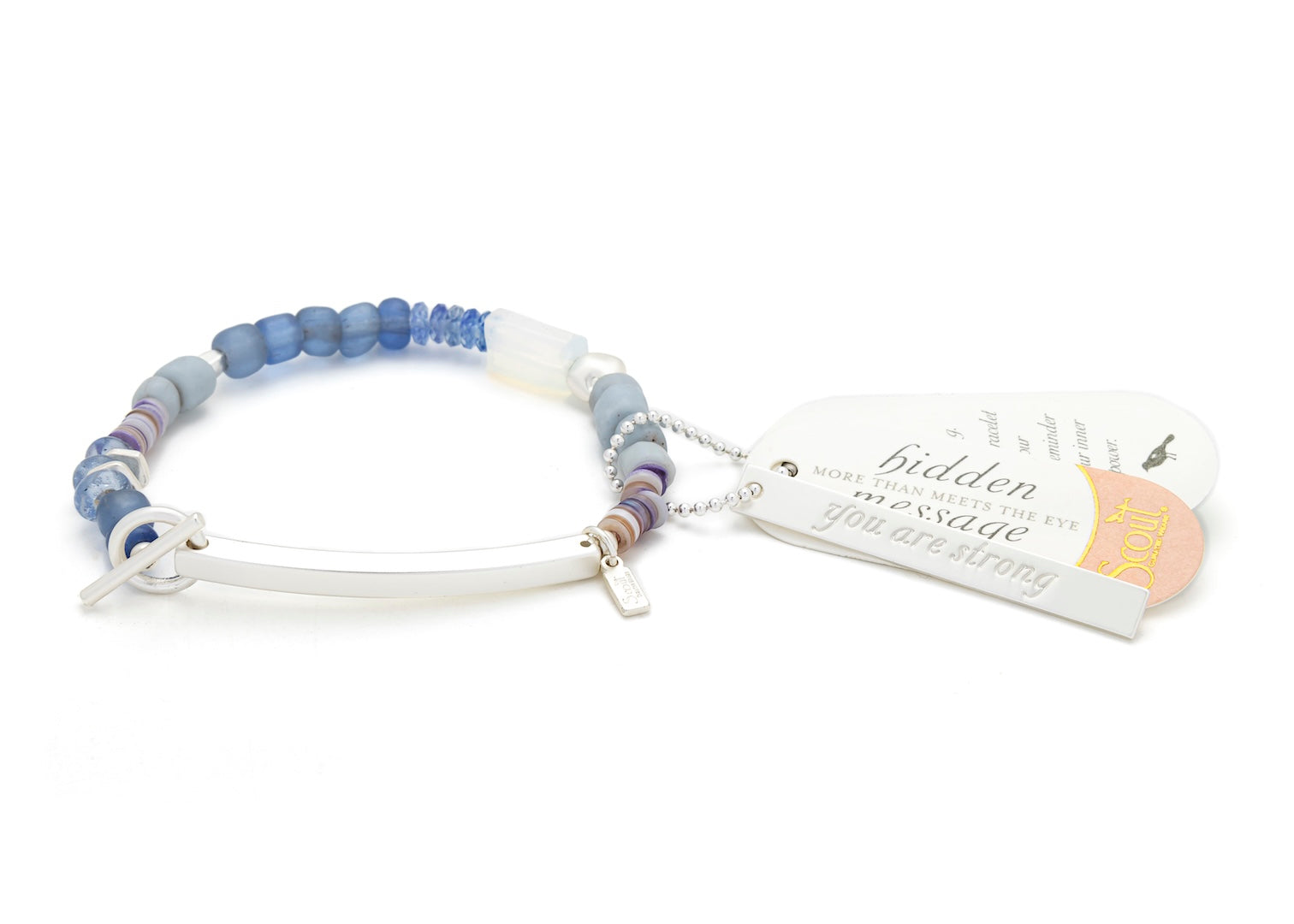 Hidden Message Bracelet- You Are Strong
