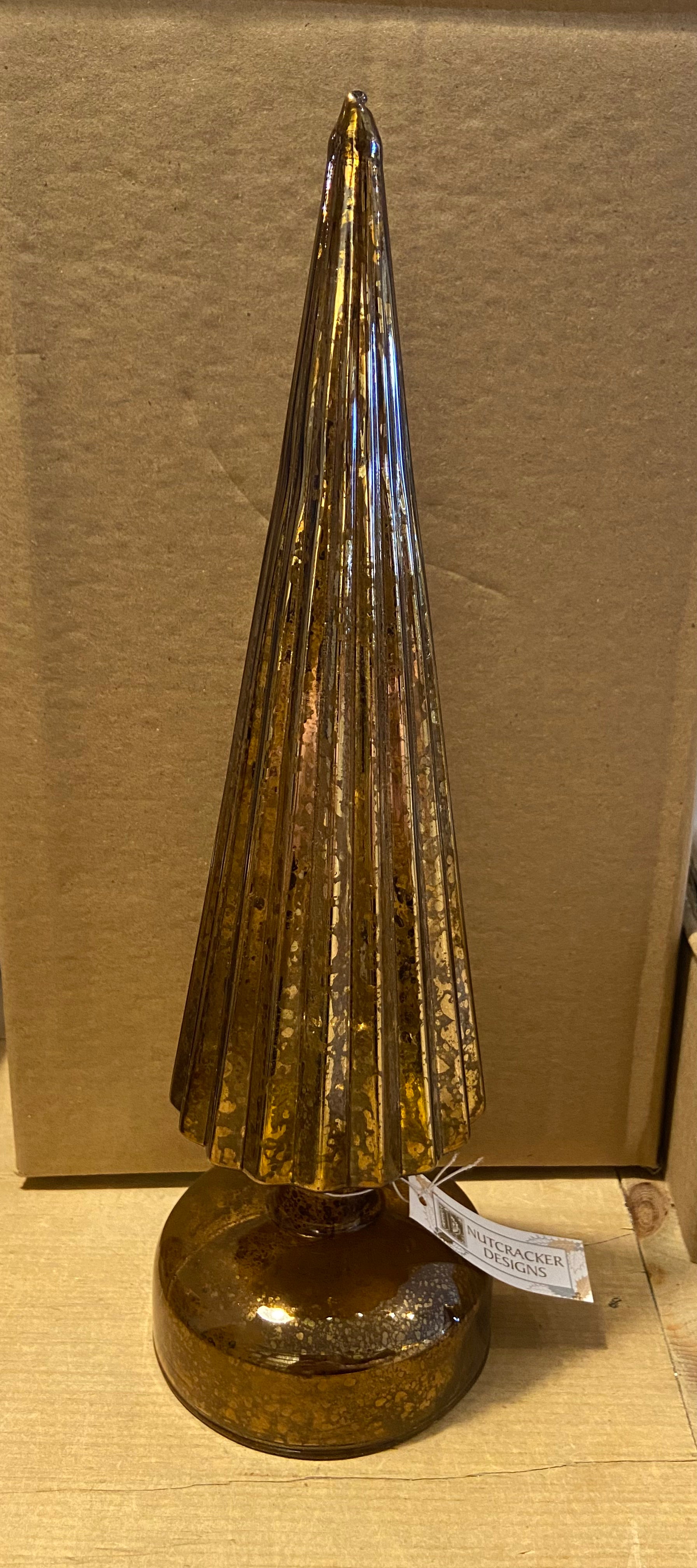 LED Tree- Brown/Copper Glass Assorted