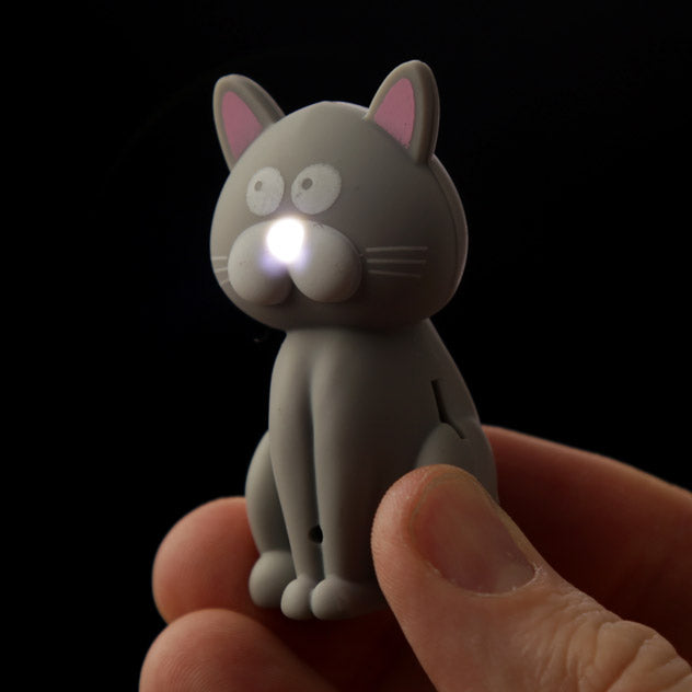 Keychain- LED Cat w/Meowing Sound