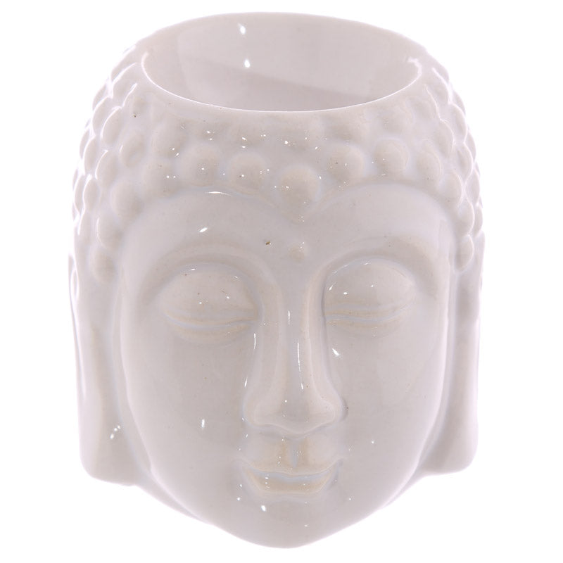 Essential Oil Warmer- Small Buddha w/Crackle Glaze