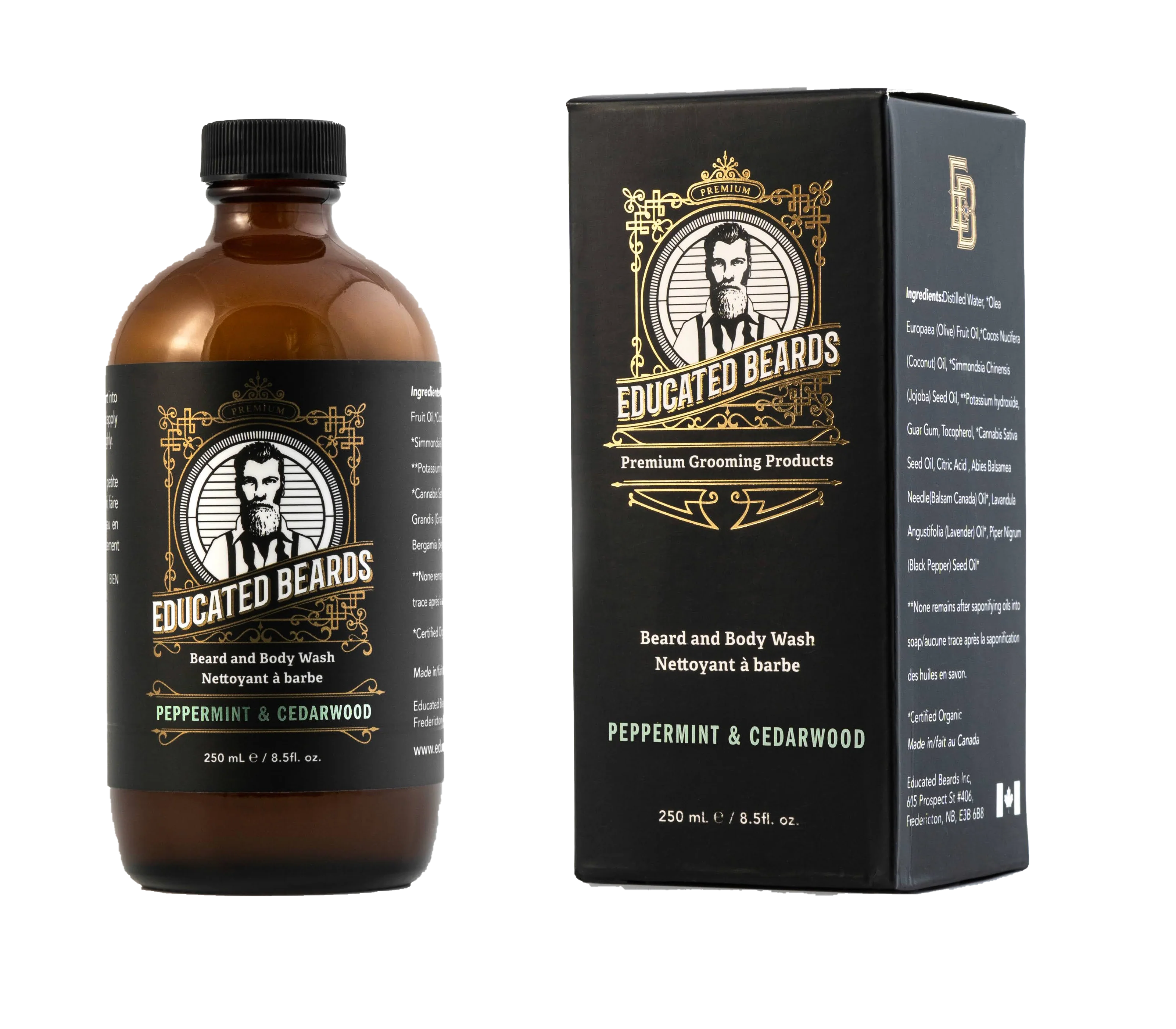 Beard Wash- Peppermint Cedarwood 250ml