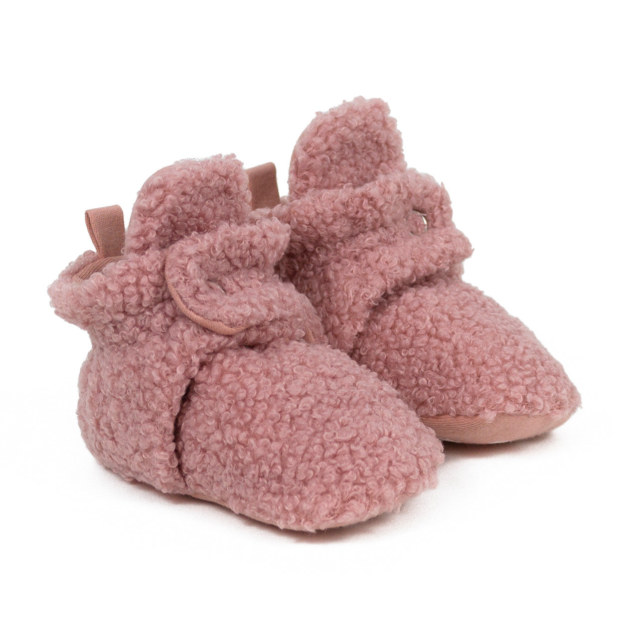 Snap Bootie- Sherpa Pink