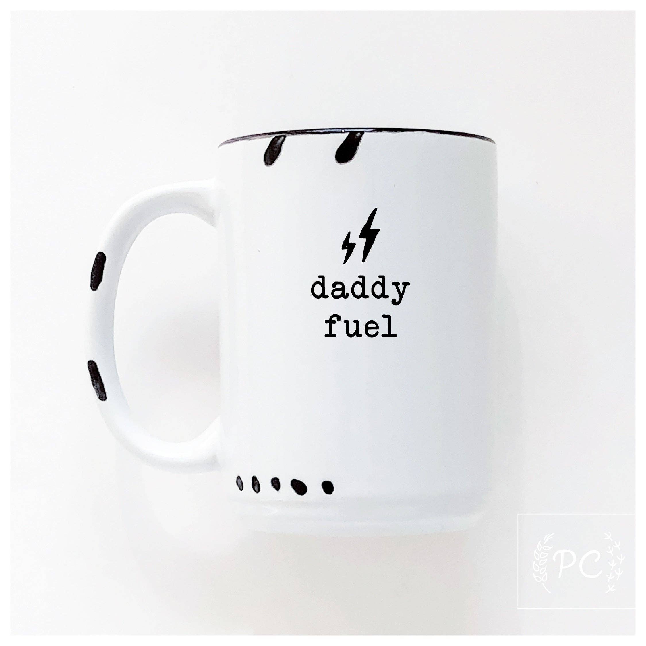 Ceramic Mug- Daddy Fuel Blue