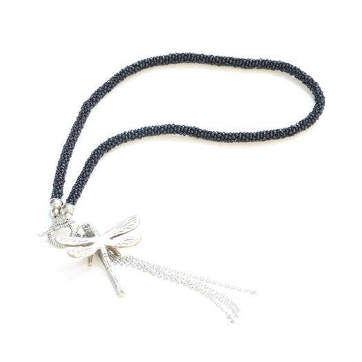 Necklace- Dragonfly Cream