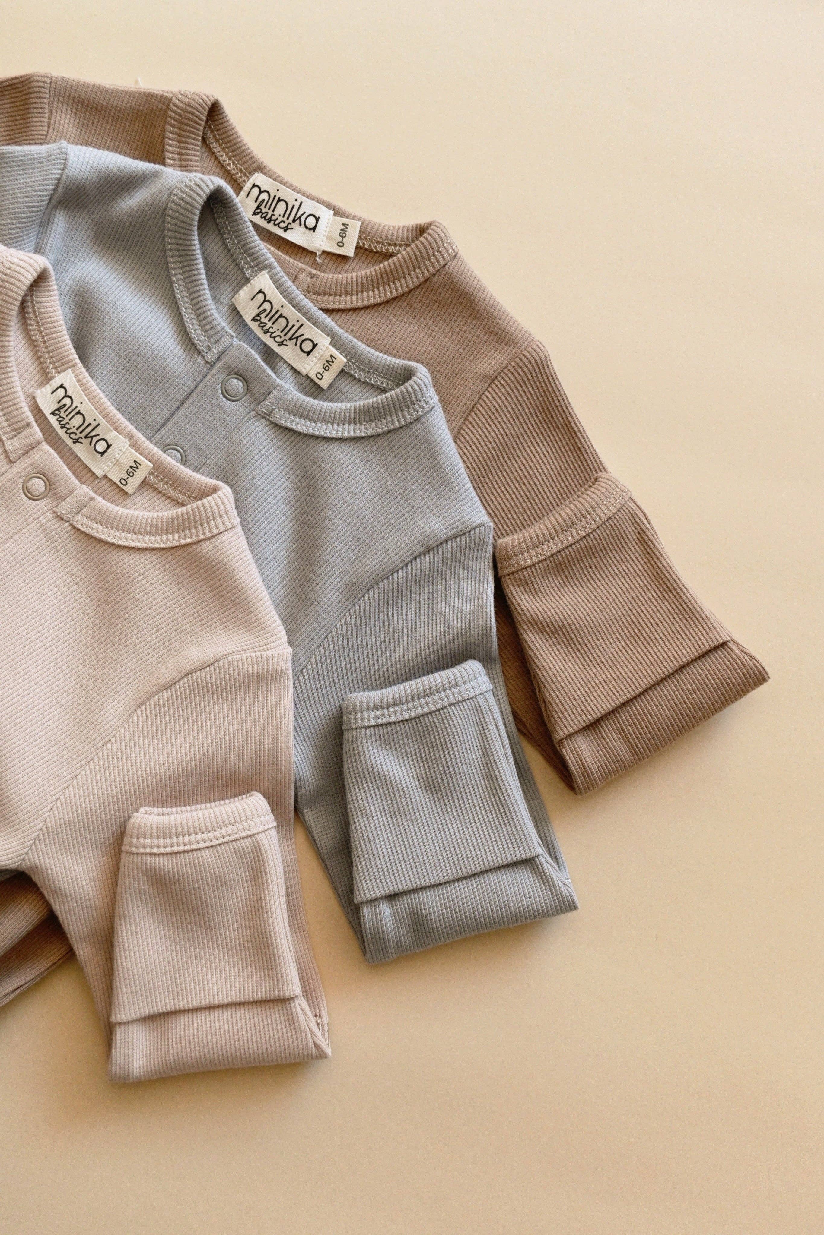 Knot Gown 0-6M- Taupe
