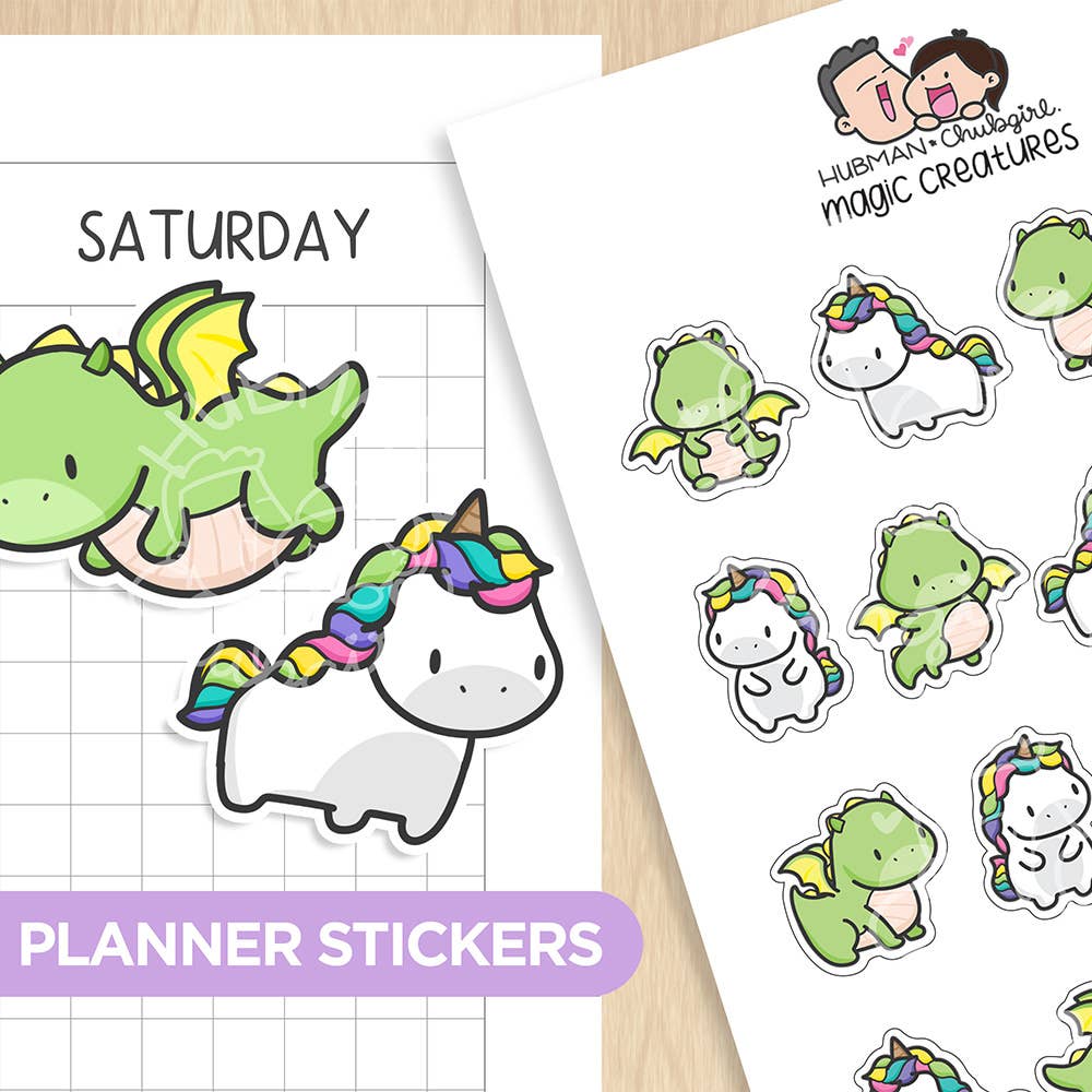 Planner Stickers- Magic Creatures