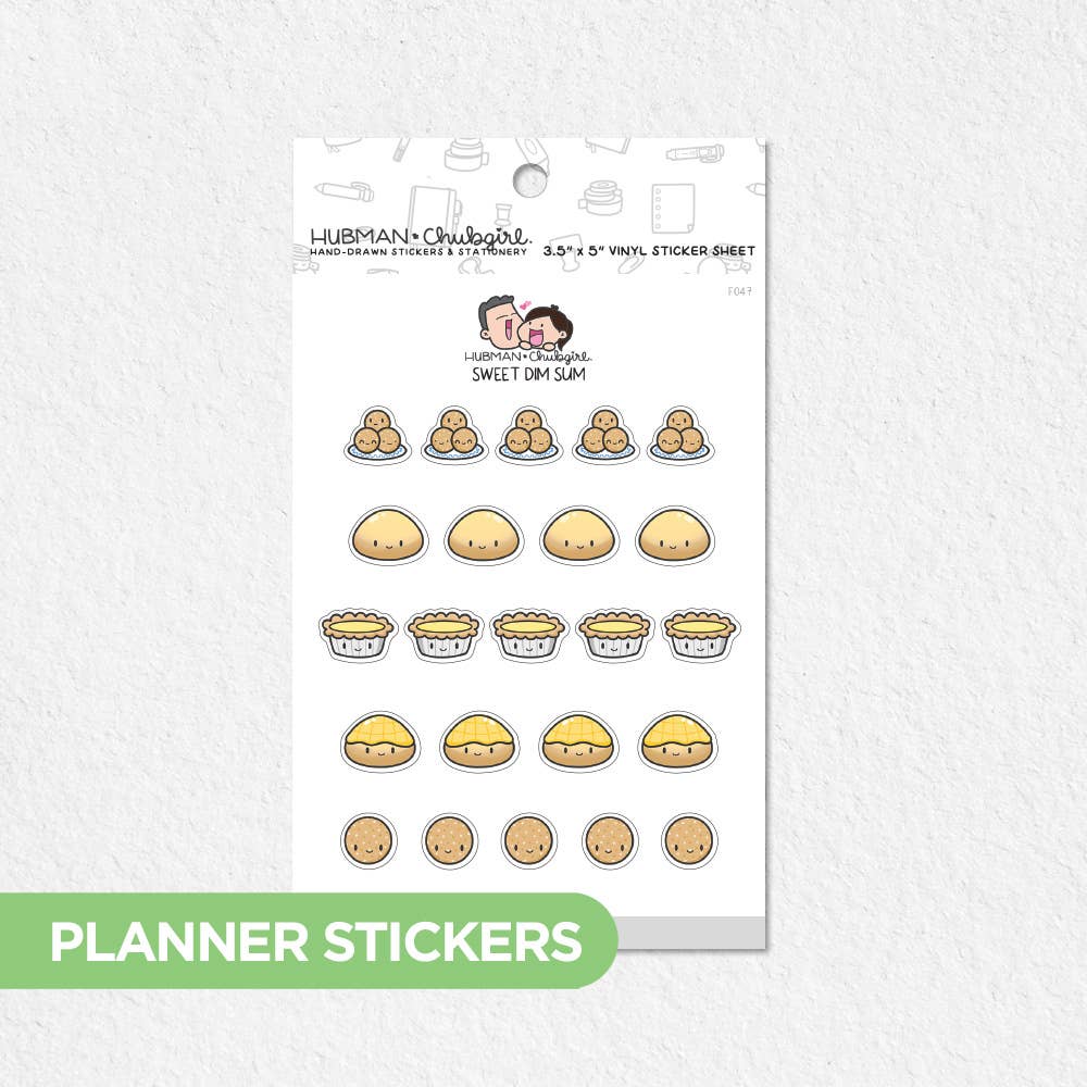 Planner Stickers- Sweet Dim Sum