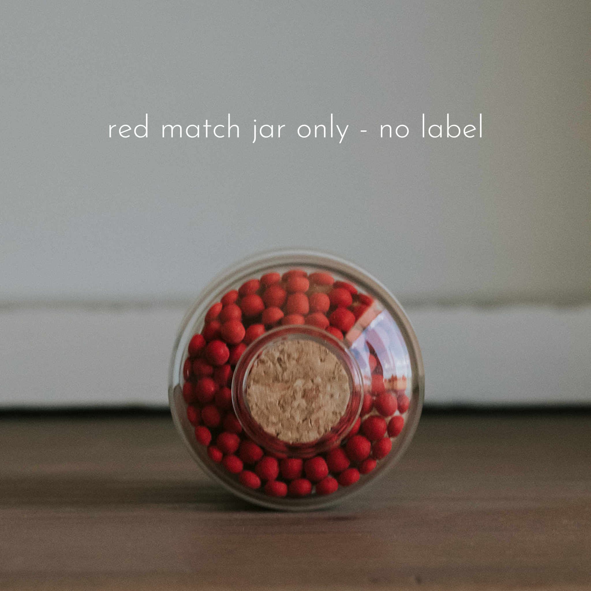 Apothecary Jar Matches- Blush Pink