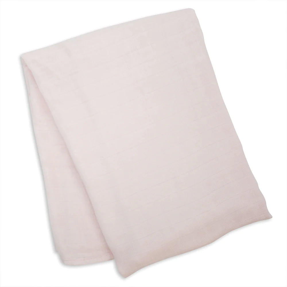 Cotton Muslin Swaddle- Pink