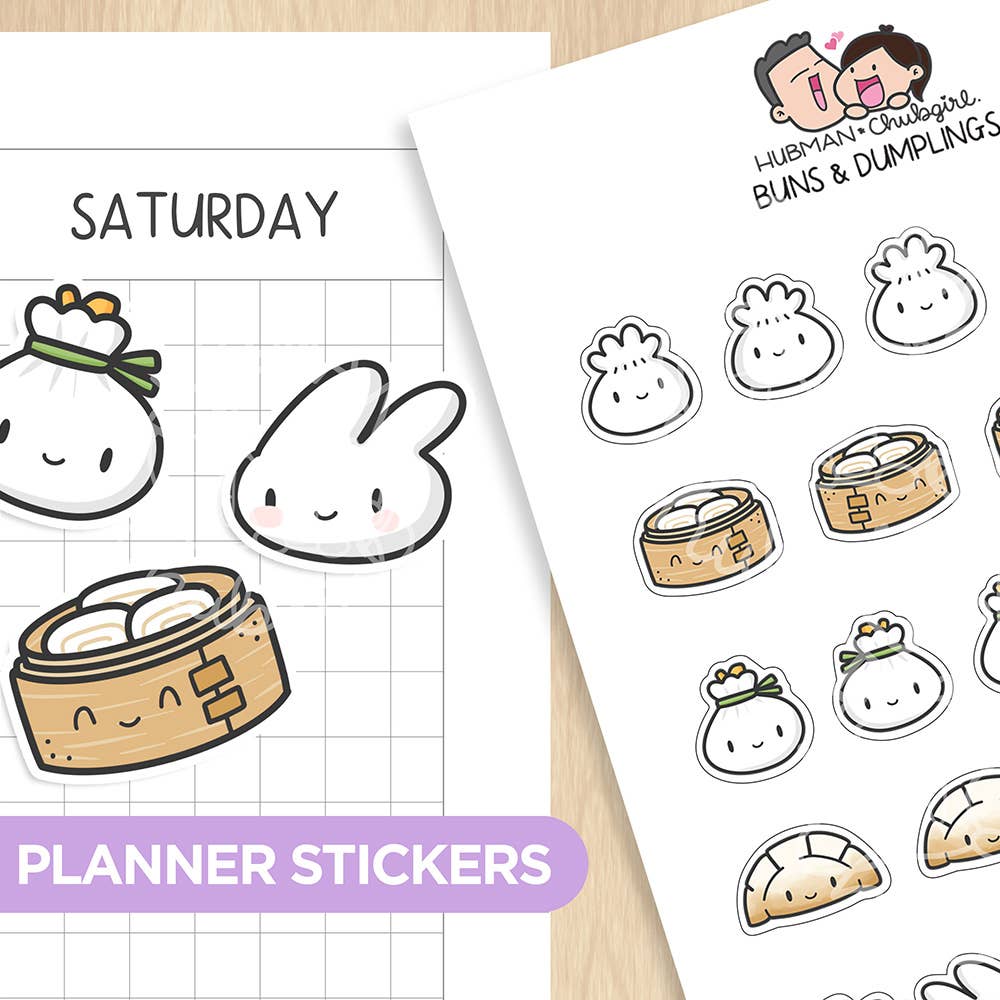 Planner Stickers- Buns & Dumplings