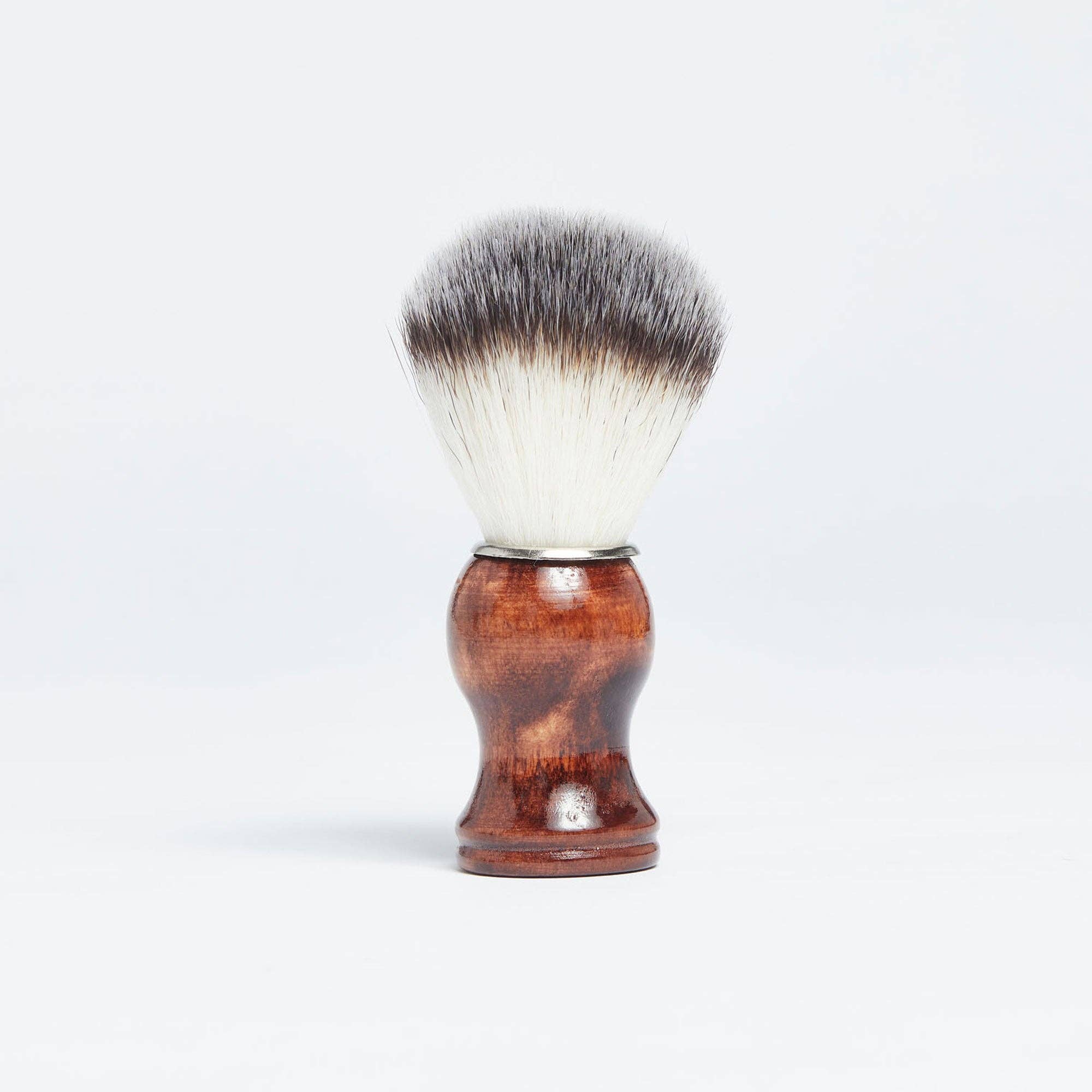 Medium Wood Synthetic Shaving Brush