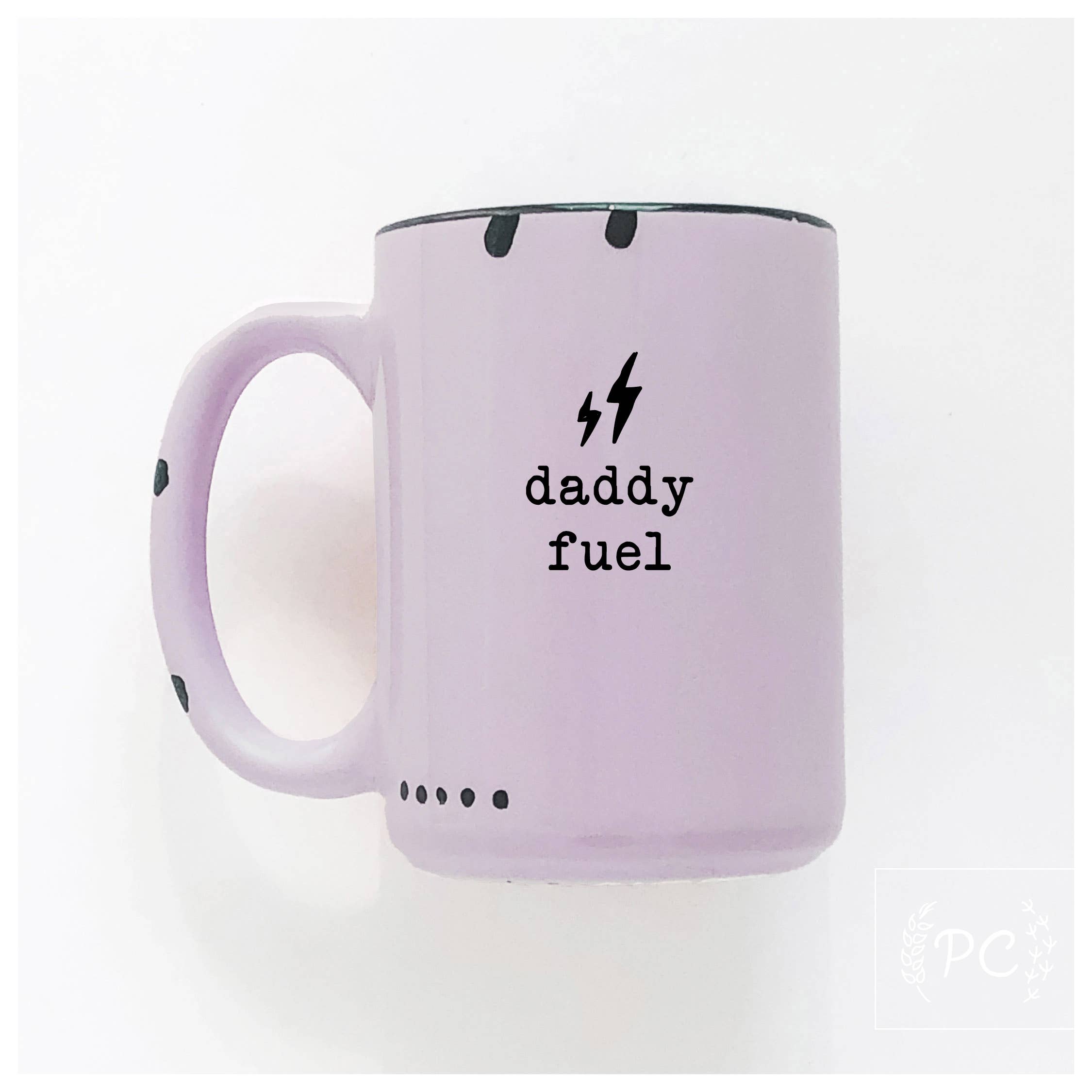 Ceramic Mug- Daddy Fuel Blue